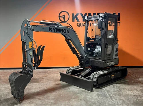 KYMRON® XH42D Pro Series Excavator with Thumb + Cab w/ AC & Radio